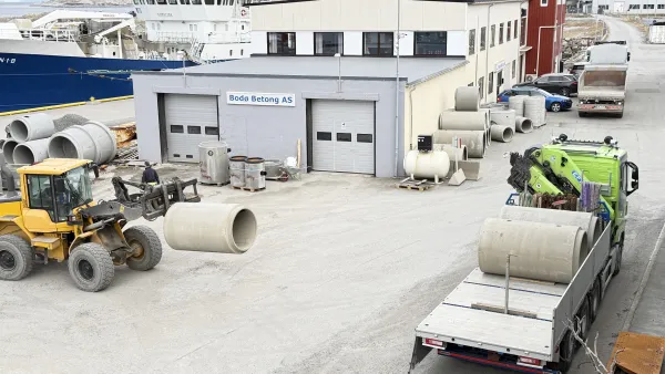 Bod&oslash; Betong_opplasting av r&oslash;r